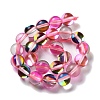 Synthetic Moonstone Beads Strands G-P528-J02-10-2