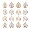 Golden Plated Alloy Charms X-ENAM-S118-01S-2