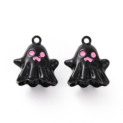 Spray Painted Alloy Enamel Pendants FIND-I037-42-1