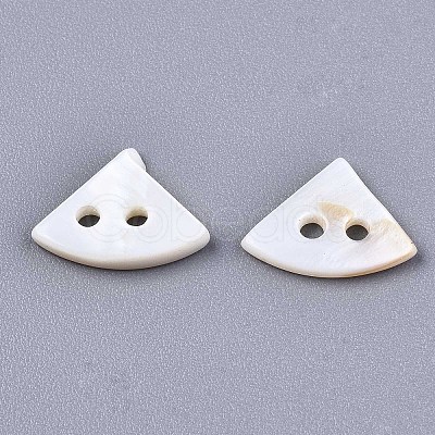 Natural Freshwater Shell Buttons SHEL-R113-03-1