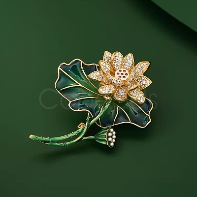 Lotus Enamel Pin PW-WGD1C40-01-1