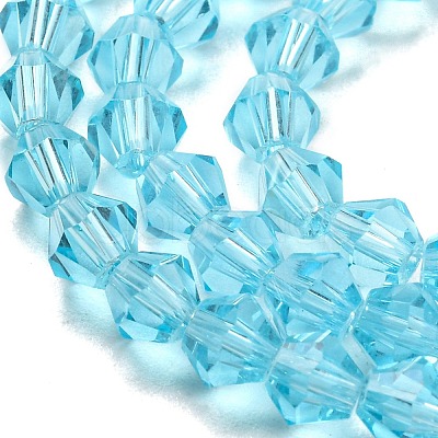 Transparent Glass Beads Strands EGLA-A039-T4mm-D20-1