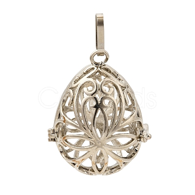 Brass Cage Pendants KK-G283-03P-1