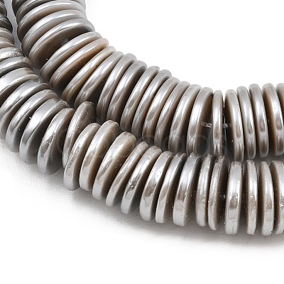 Electroplated Shell Pearl Beads Strands BSHE-B009-E01-2x11mm-A-1