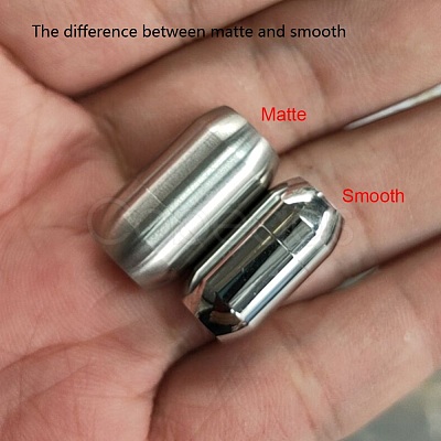 Tarnish Resistant Matte 304 Stainless Steel Barrel Magnetic Clasps with Glue-in Ends STAS-E089-06G-1