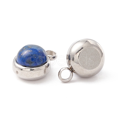 Natural Lapis Lazuli Charms G-K325-01P-02-1