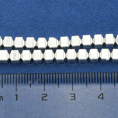 Electroplated Synthetic Non-Magnetic Hematite Beads Strands G-H020-I01-04-1