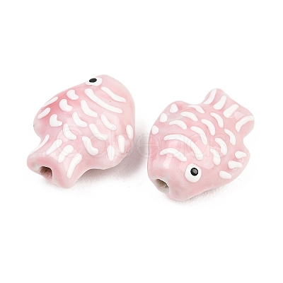 Handmade Porcelain Beads PORC-K010-08-04-1