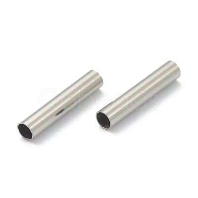 Tarnish Resistant 304 Stainless Steel Tube Beads STAS-H158-A05-P-1
