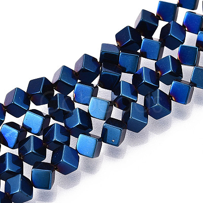 Electroplated Synthetic Non-magnetic Hematite Beads Strands G-T139-62D-1
