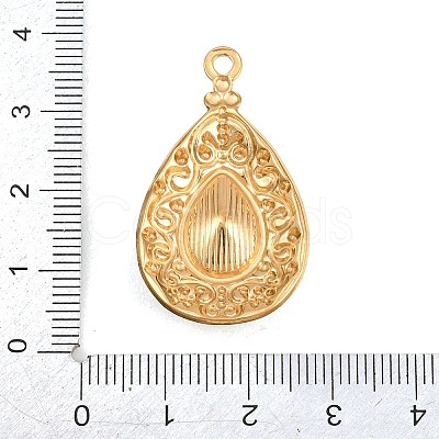 304 Stainless Steel Enamel & Clear Cubic Zirconia Pendants STAS-G392-02G-02-1