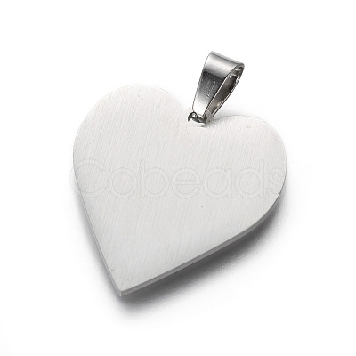 Tarnish Resistant 304 Stainless Steel Pendants STAS-F214-02P-1