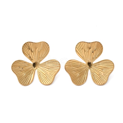 304 Stainless Steel Stud Earrings for Women EJEW-K306-02G-1