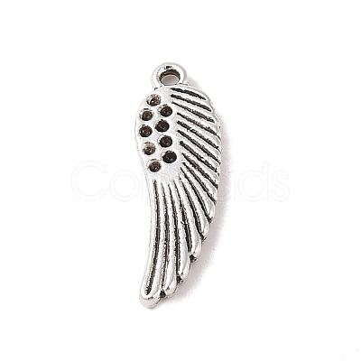 Tibetan Style Alloy Pendant Rhinestone Settings TIBE-Q090-35AS-1