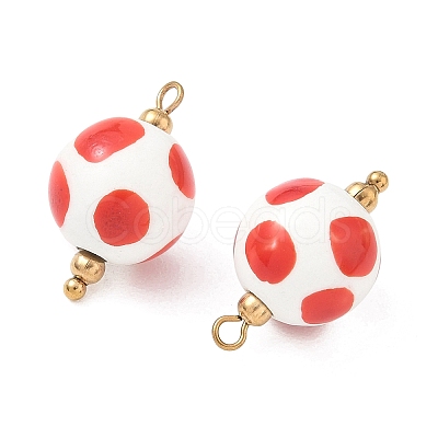 Handmade Porcelain Pendants STAS-Q119-30G-01-1