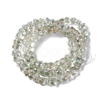 Electroplate Glass Beads Strands EGLA-L030-HR03-1