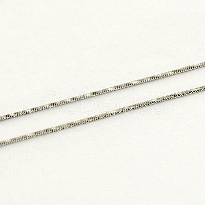 Tarnish Resistant 304 Stainless Steel Chain Necklaces LS-NJEW-R223-11-1