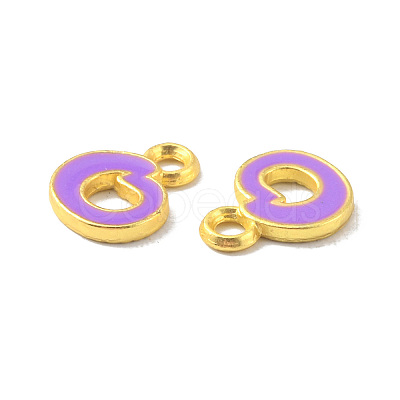 Alloy Enamel Pendants ENAM-P247-01MG-O-1