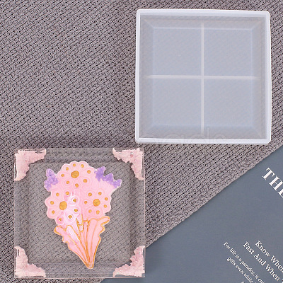 Silicone Cup Mats Molds LS-DIY-G009-21-1