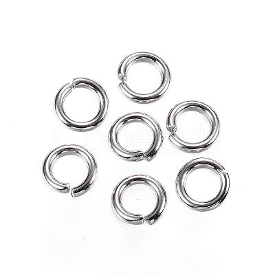 Tarnish Resistant 304 Stainless Steel Open Jump Rings STAS-D448-098P-5mm-1