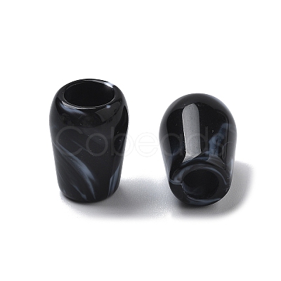 Two Tone Acrylic Beads OACR-S042-03B-1