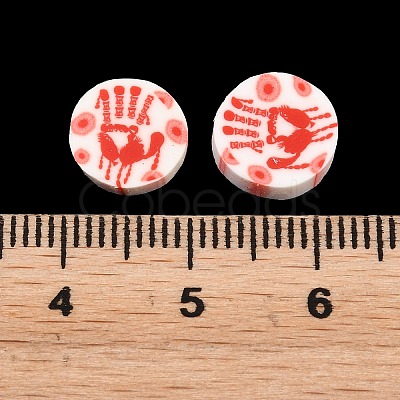 Halloween Handmade Polymer Clay Cabochons CLAY-A007-06B-1