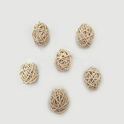Wicker Rattan Balls AJEW-H145-54-1