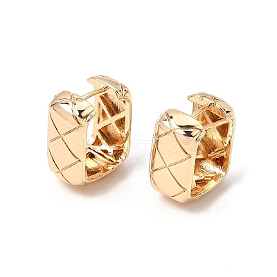 Brass Hoop Earrings KK-CBACA55-19G-1