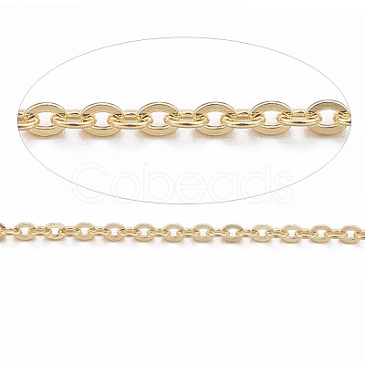 3.28 Feet Ion Plating(IP) 304 Stainless Steel Cable Chains X-CHS-H007-01G-1