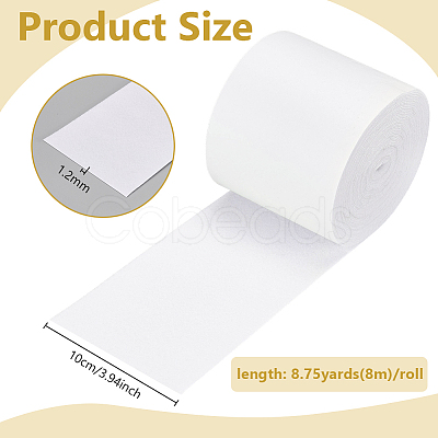 8M Blank Self-adhesive Chemical Fiber Felt Fabric AJEW-WH0481-449B-1