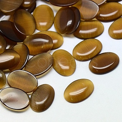 Cat Eye Cabochons X-CE-J005-8x10mm-M-1