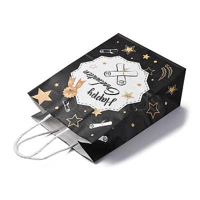 Graduation Theme Rectangle Paper Bags CARB-F012-01D-1