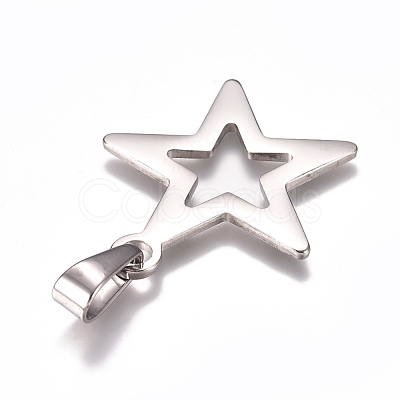 Tarnish Resistant 304 Stainless Steel Pendants STAS-I135-23P-1