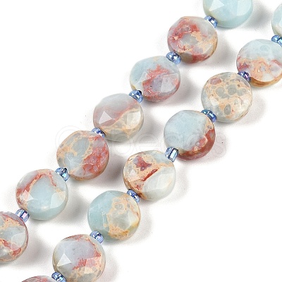 Synthetic Shoushan Stone Beads Strands G-C116-A35-01-1-1