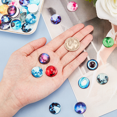 Glass Cabochons GGLA-AR0001-02A-1
