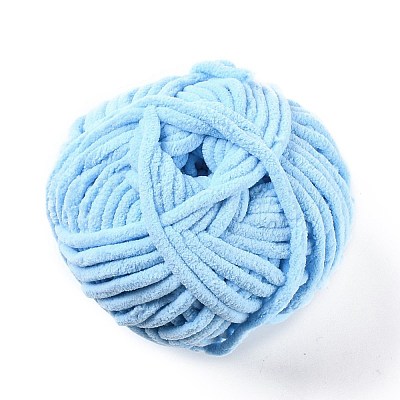 Bulky Soft Polyester Crocheting Knitting Yarn for Scarf OCOR-G009-03R-1