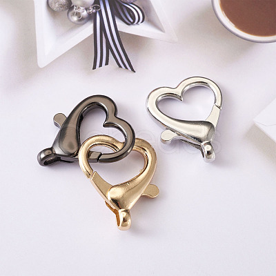 Alloy Lobster Claw Clasps PALLOY-KS0001-04-RS-1