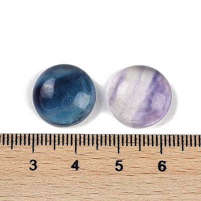 Natural Colorful Fluorite Cabochons G-I370-06B-1