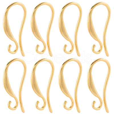 40Pcs Brass Earring Hooks KK-SC0006-53G-1