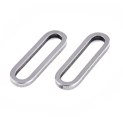 Non-Tarnish 201 Stainless Steel Linking Rings X-STAS-S080-001P-1