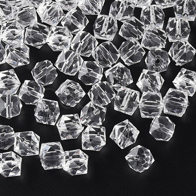 Transparent Acrylic Beads MACR-S373-132-B01-1