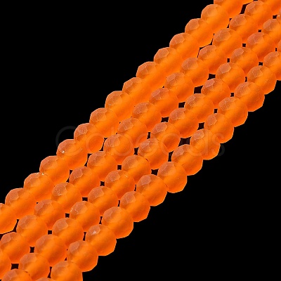 Transparent Glass Beads Strands X-EGLA-A034-T6mm-MD25-1