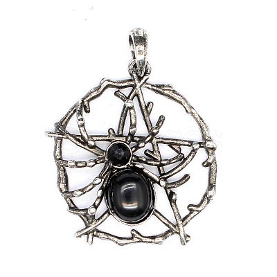 Natural Obsidian Pendants PW-WG75C21-07-1