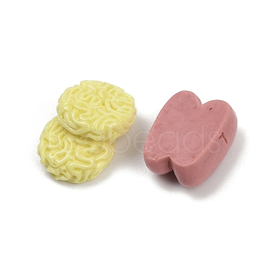 Opaque Resin Cabochons RESI-K043-12-1