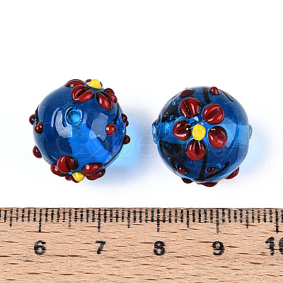 Handmade Lampwork Enamel Beads X1-LAMP-T023-23B-1