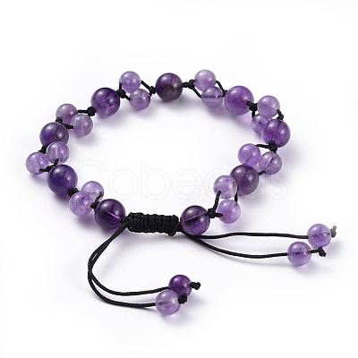 Adjustable Nylon Cord Braided Bead Bracelets BJEW-JB04520-02-1