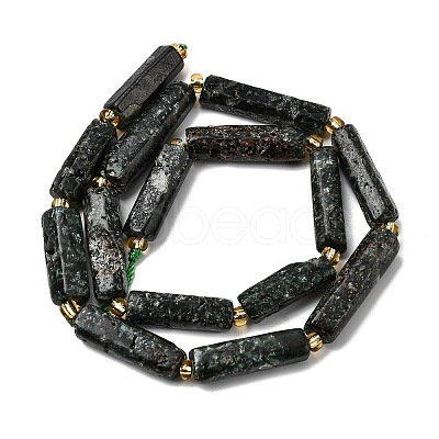 Natural Serpentine Beads Strands G-D353-A05-1-1