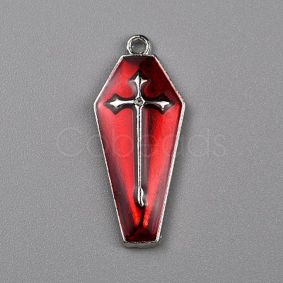 Halloween Theme Alloy Enamel Pendants FIND-WH0416-52A-P-1