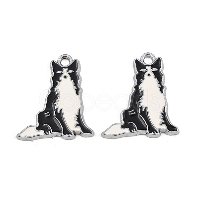 Alloy Enamel Pendants ENAM-H001-05P-1