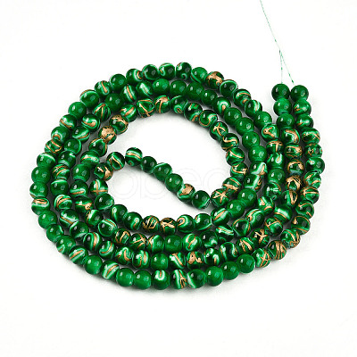 Baking Paint Glass Beads X1-DGLA-N010-6mm-04-1